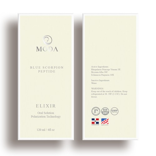 コンペ「MODA - Luxury, lifestyle packaging design.」のデザイン by intanamirさん 