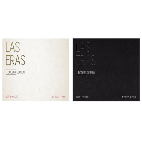 ORGANIC EXCLUSIVE WINE LABEL DESIGN - BODEGA CERRON Design by Ashleyjp