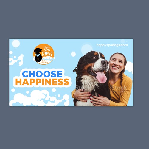 Choose Happiness Banner Design Réalisé par GrApHiC cReAtIoN™