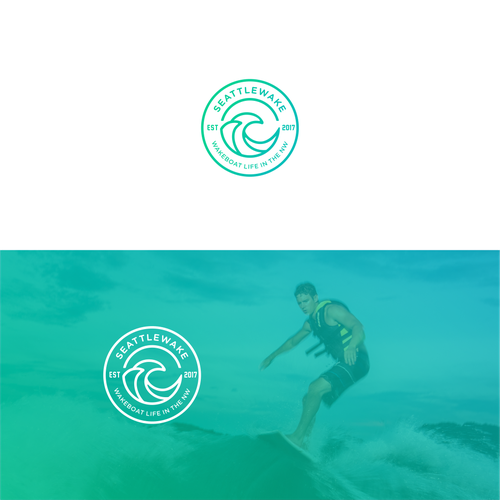 NEW logo for seattlewake -  wakesurfing logo Design by Reg Creative