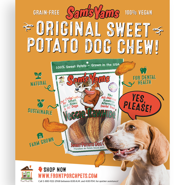Ad for a dog treats