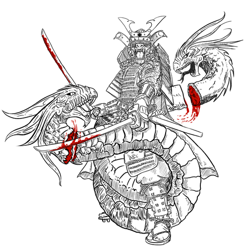 Conceito De Tatuagem De Samurai Gorila Feroz PNG , Ninja Clipart, Samurai,  Resumo Imagem PNG e Vetor Para Download Gratuito