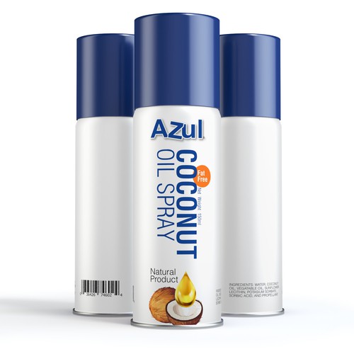 Create Product Extension for Azul Coconut Product - Azul Coconut Oil Spray Design von syakuro