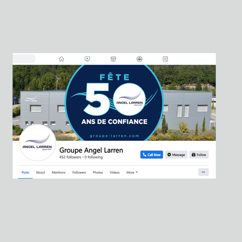 Portada de Facebook propuesta en el concurso por CREATIVE NINJA ✅