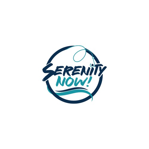 Boat Name Logo    ( Serenity Now! ) Design by BigLike