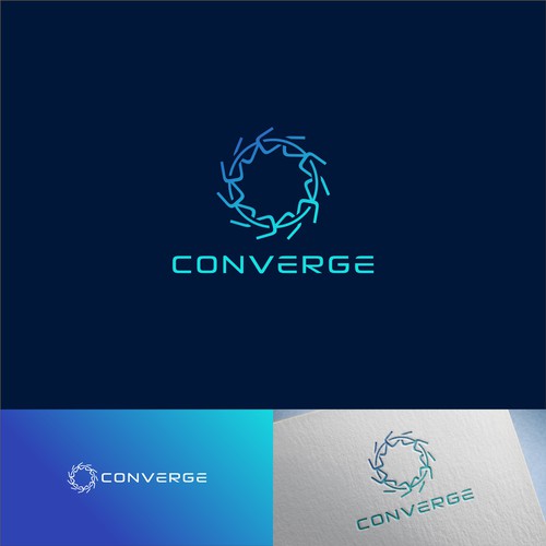 Logo for Converge event Diseño de lrasyid88