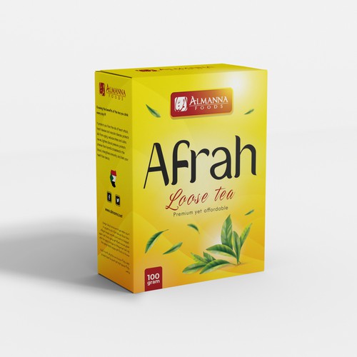 Tea Package Design Design by CUPEDIUM