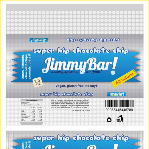 JimmyBar! needs a new product label Réalisé par Dimadesign