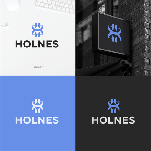 Holnes Logo Design by casign