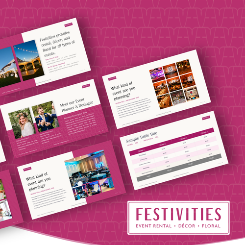 Festivities Powerpoint Deck Design by jose leandro