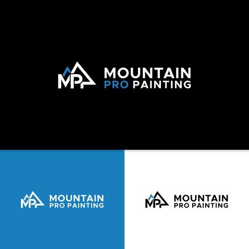 High-end, tech-focused Colorado painting company brand package Design by ontronusart