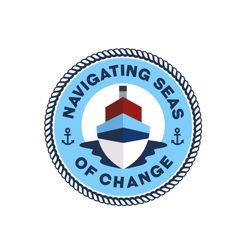 Nautical themed conference logo! Design by Harleen™