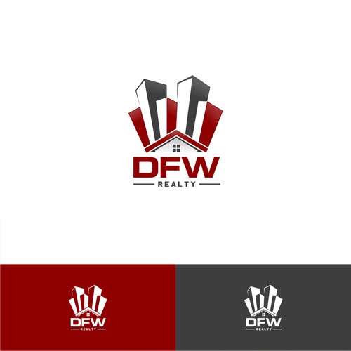 Real Estate Brokerage Logo for DFW Realty (DFW - Dallas-Fort Worth, TX) Design by wali99