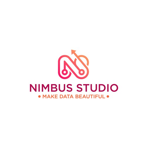We need a startup logo for a dataviz design studio Design by NUR (LoGo)
