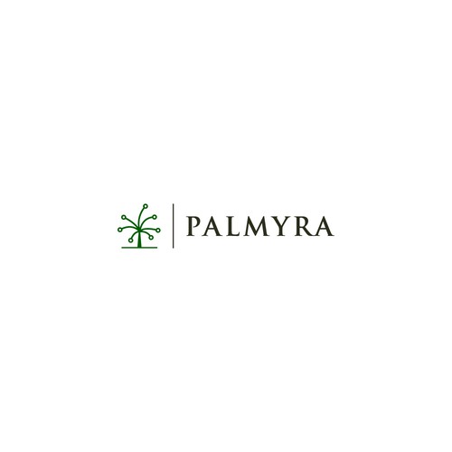 Palmyra Logo Context - Mix of History and Technology Design by mirza yaumil