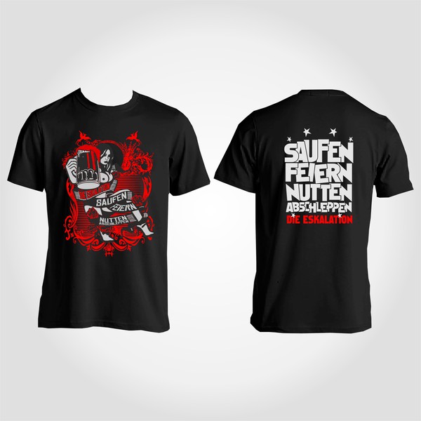 SAUFEN FEIERN NUTTEN - desain03