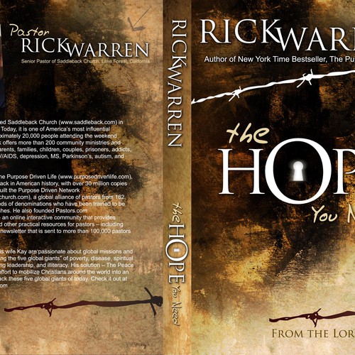 Design Rick Warren's New Book Cover Diseño de Sherman Jackson