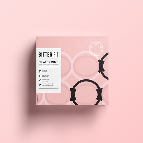 BitterFit Needs an Attention Grabbing and Perceived Value Increasing Packaging For Pilates Ring Réalisé par katerina k.