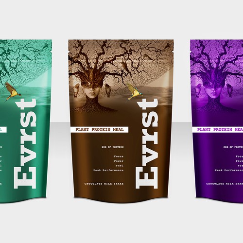 Can you help my plant protein brand come to life? Design by Recreo Studio