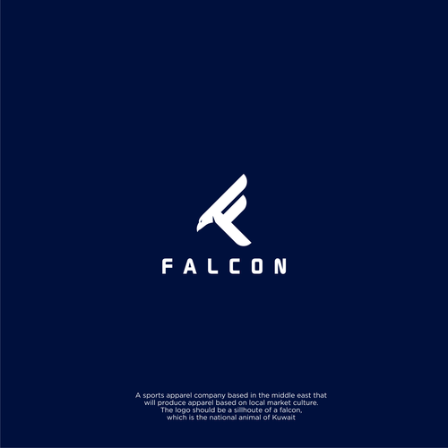 Falcon Sports Apparel logo Diseño de ll Myg ll Project