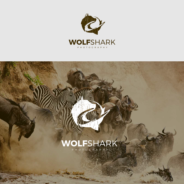 Design by SambangRaga titled "wolfshark logo"