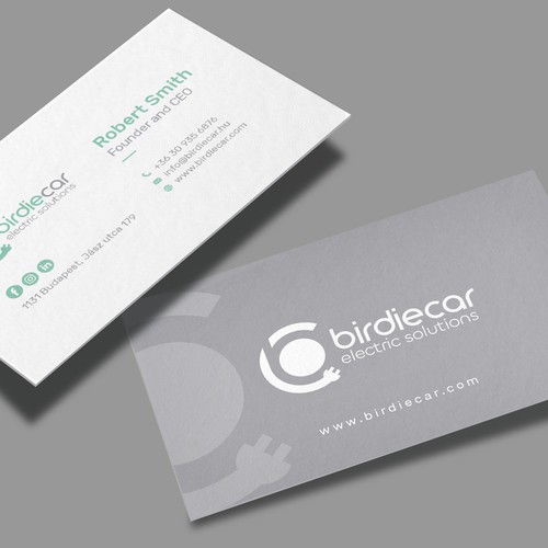 business card for company called birdie Design by muaz™