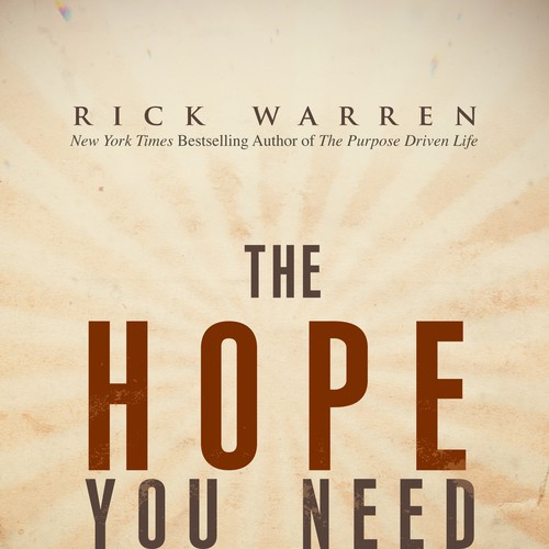 Design Rick Warren's New Book Cover Design by cameronpowell