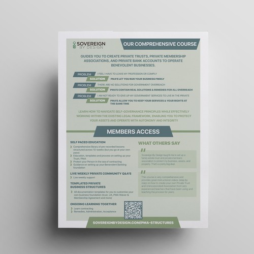 Flyer Redesign Design by Julie ✨