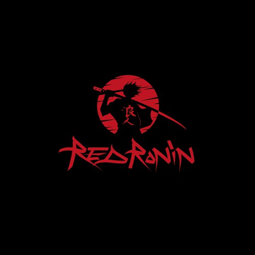 Anime-inspired logo for Red Ronin Design by Guido_Astolfi