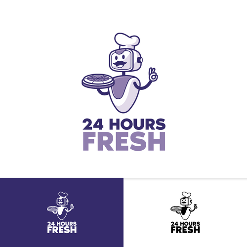 Luxury style of Robot that is making fresh pizza!! Diseño de onder