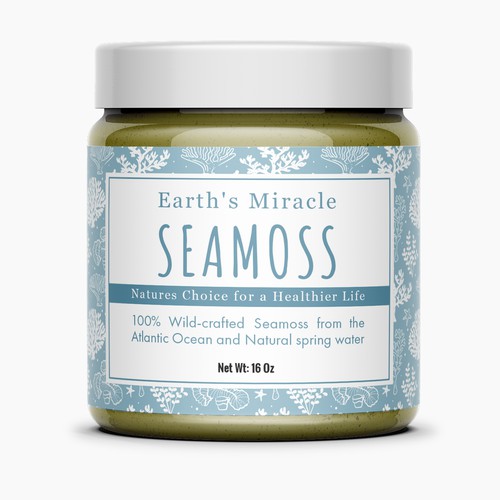 Design a Label for our Sea Moss Gel Product Design by Artist@Joy