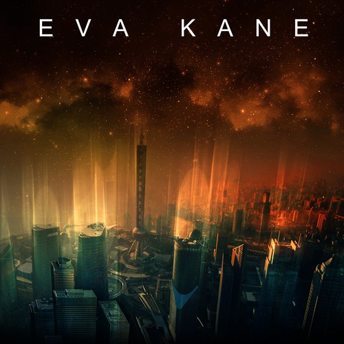 Create Sci-Fi Book Cover with Night Sky Cityscape Design by alerim