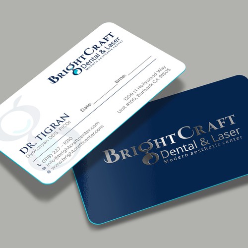 RENEXITさんのModern Dental and Medical SPA business cardデザイン