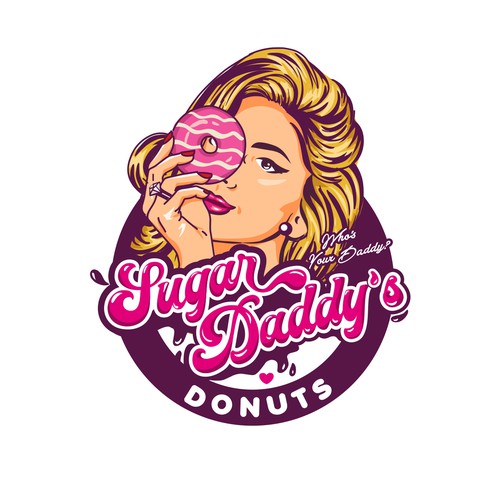 SUGAR DADDY DONUTS LOGO CONTEST Design by nindadian