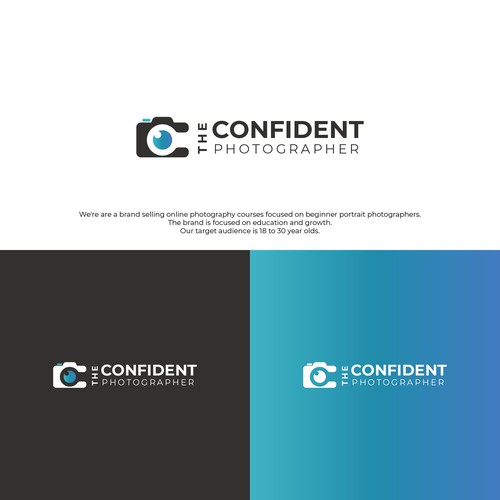 Fun Modern Photography Course Logo Design by mugiwara23