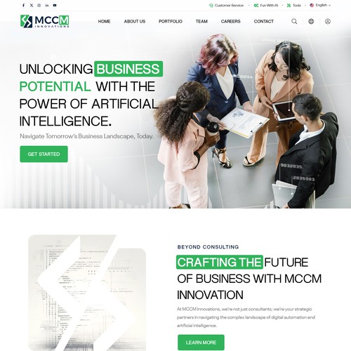 Web page design contest entry by Isaac Creative