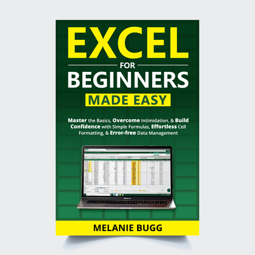An ebook cover for professionals learning to use Excel as beginners Design by VivArt