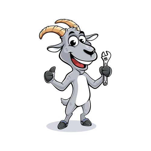 Cartoon goat mascot | Logo design contest | 99designs