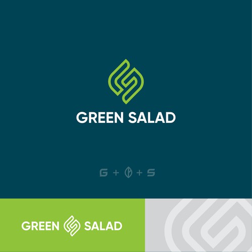 GREEN SALAD need his logo Design by KYRP