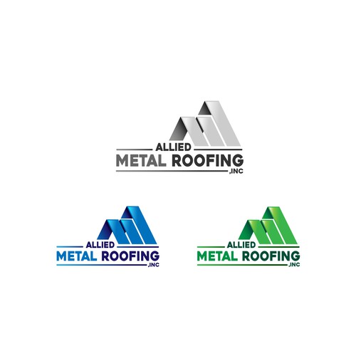 Allied Metal  Roofing logo Design by Khane29