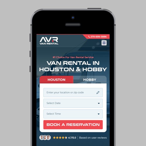 Landing page design contest entry by Jasmin_A