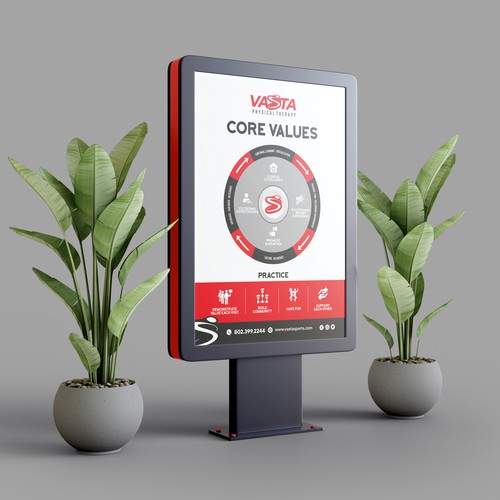 Company Values Poster / Graphic Design by Shreya007⭐