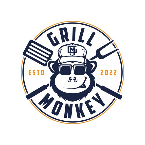 Need a Design Monkey to draw a Grill Monkey Design by AlarArtStudio™