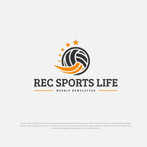 Logo for Newsletter about Recreational Sports Business Design by harrysvellas