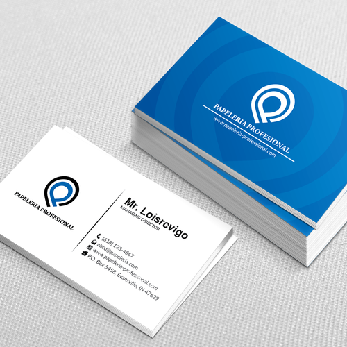 We want a logo for a company trading office supplies and stationery. Design by Nahid Designs ♥