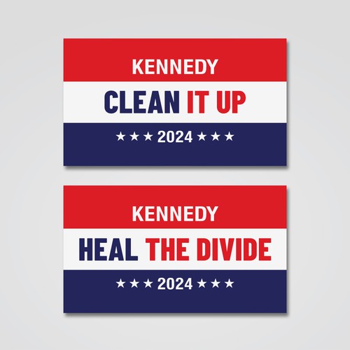 KENNEDY 2024 POLITICAL CARD KEEPSAKE FOR VOLUNTEERS Design by Tcmenk