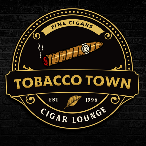 Cigar Lounge Logo Design and Identity Design by Agenciagraf