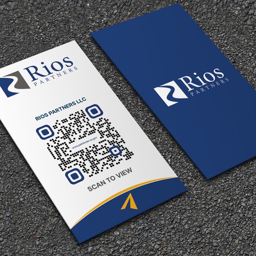 QR Code Handout Card for Veteran Care Innovation Design by ™SF_Design™