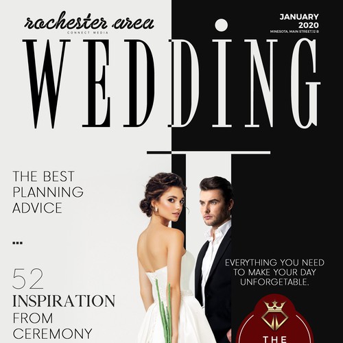 Wedding Magazine Cover Design réalisé par Max63