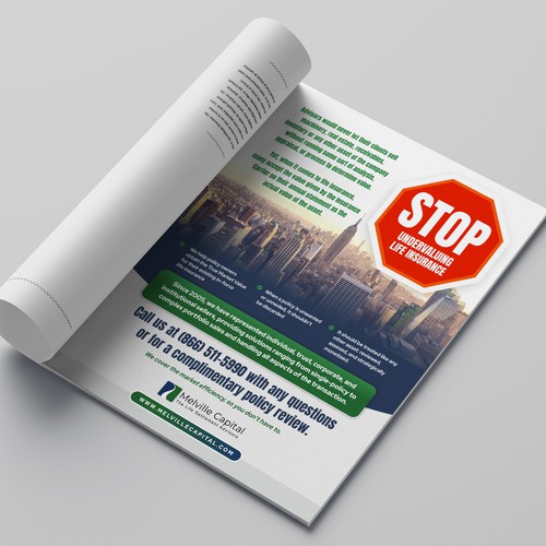 "Magazine advertisement for Niche Financial Services Company" ganador Diseño de logotipo